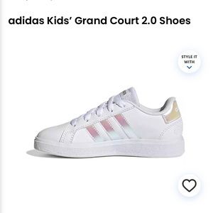 Brand new without box adidas grand court shoes kids size 3.5